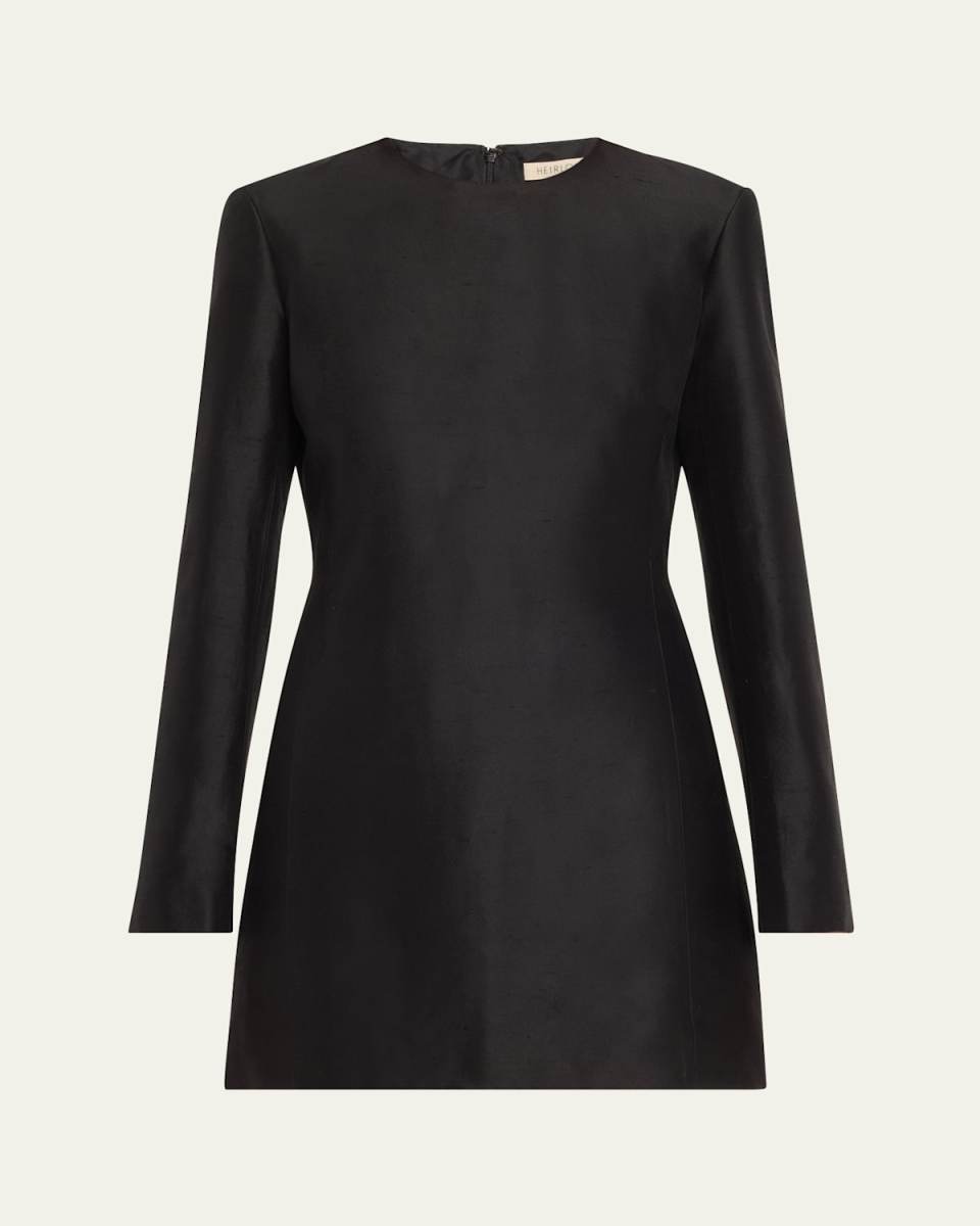 Francesca A-Line Silk Mini Dress